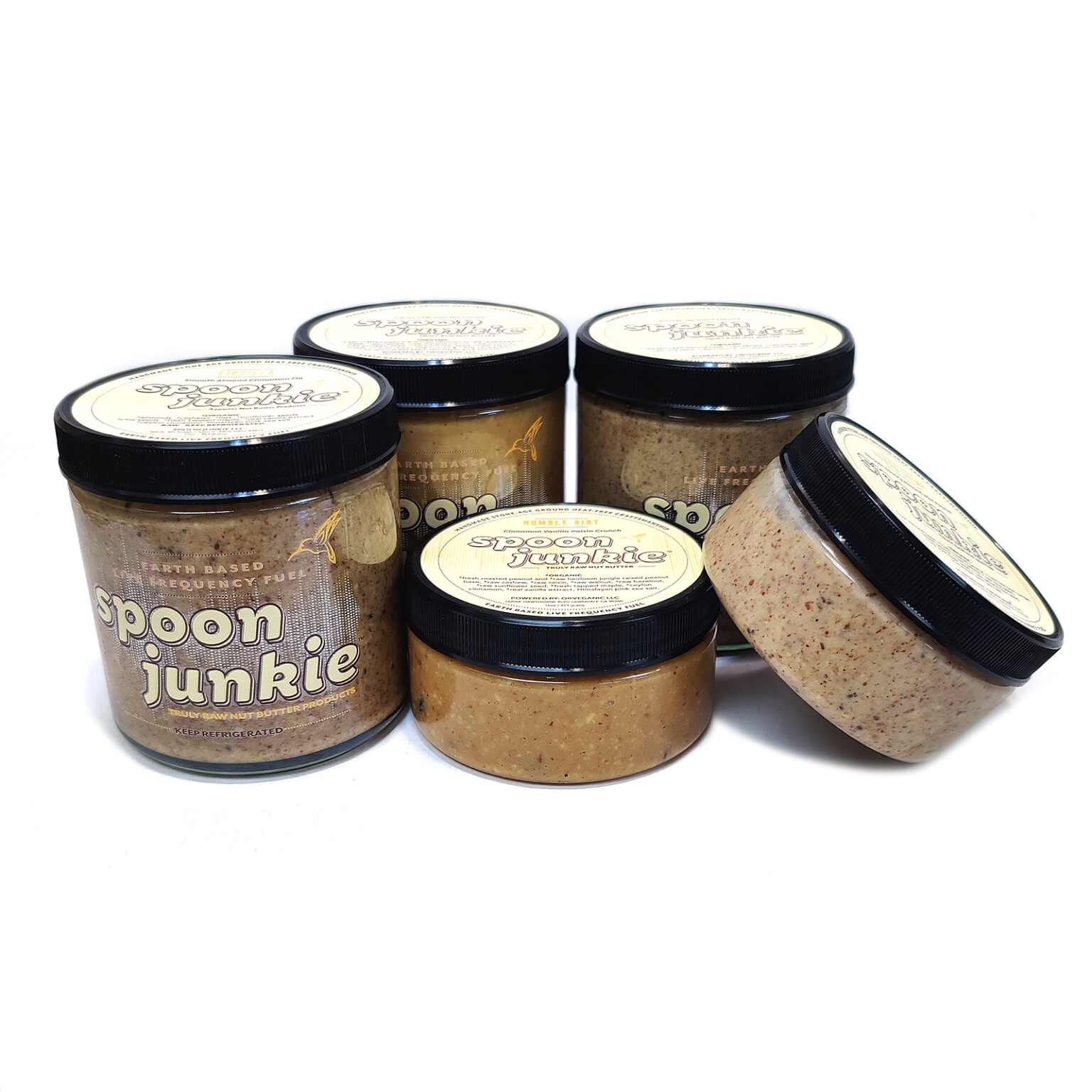 5 Jar Box THREE 1 Pound Jars TWO ½ Pound Jars Spoon Junkie
