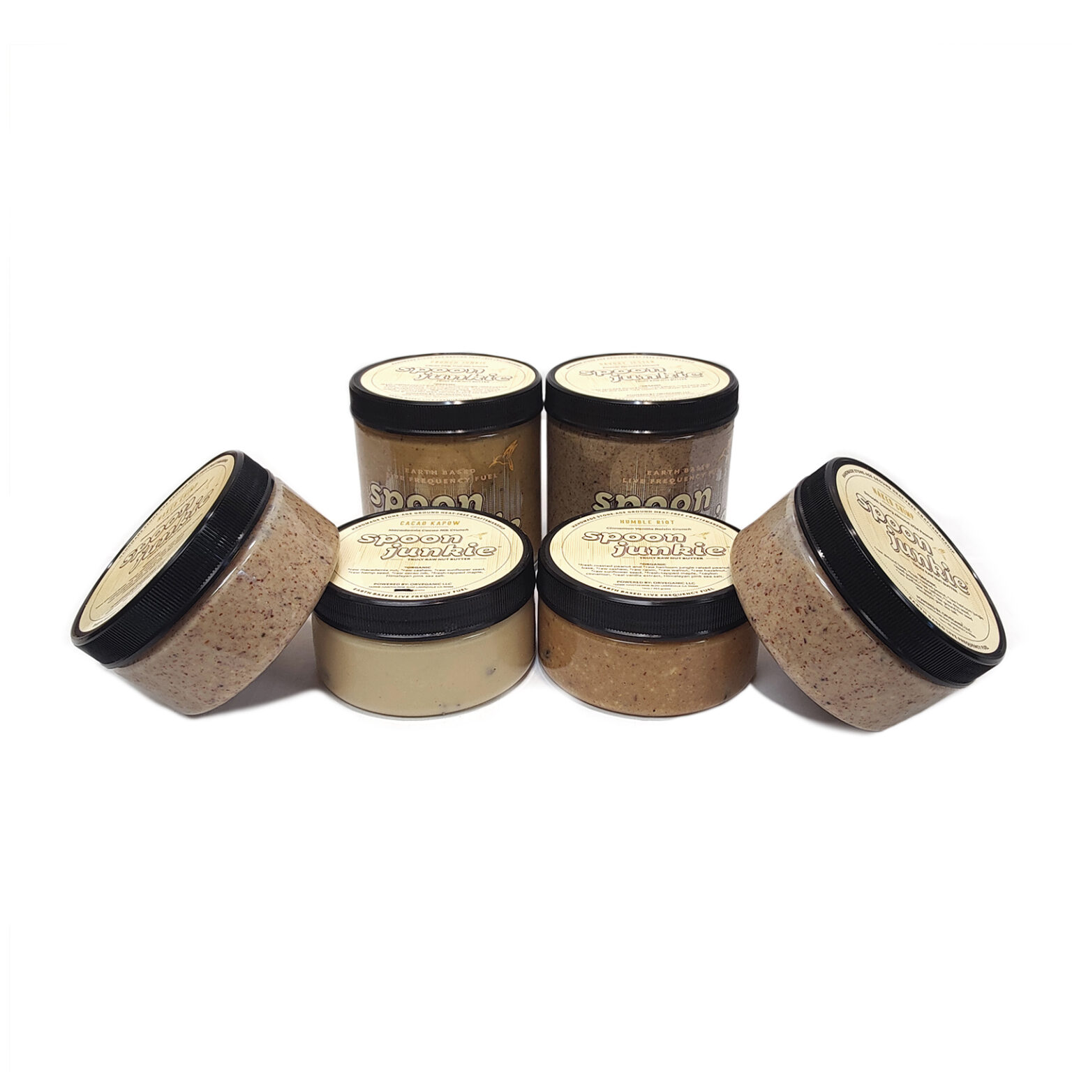 6 Jar Box TWO 1 Pound Jars FOUR ½ Pound Jars Spoon Junkie