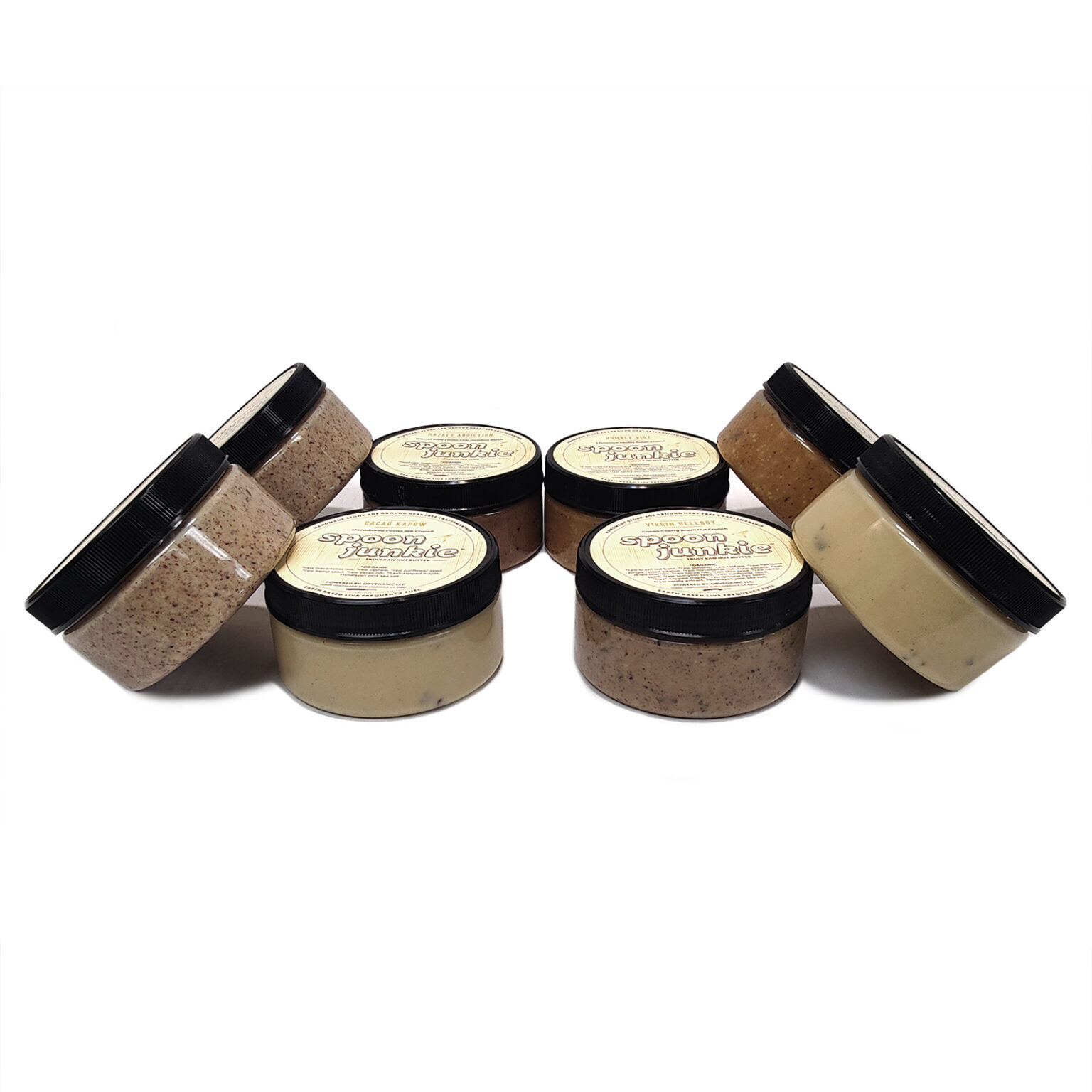 8 Jar Box EIGHT ½ Pound Jars Spoon Junkie